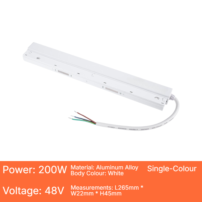 White Magnetic Track Driver