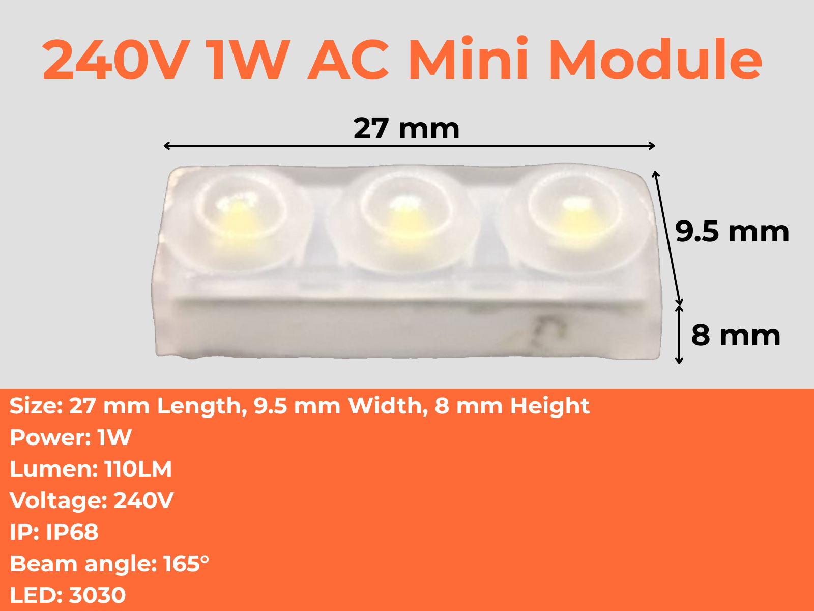 240V 1W AC Mini Module