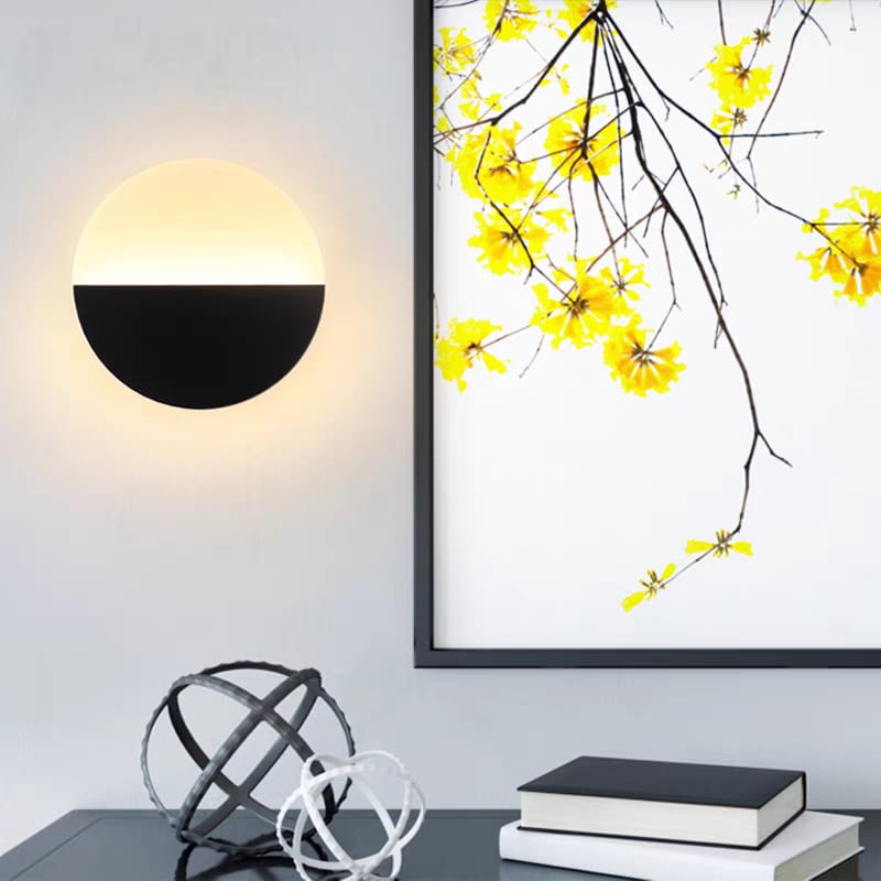 Dual-Tone Wall Light (W/2070-BK-3)