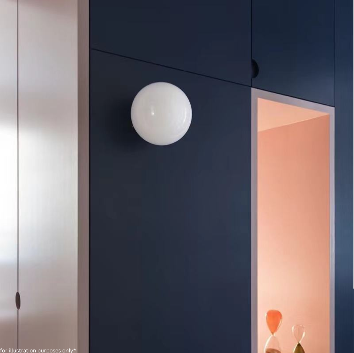 Mini Glass Orb Wall Light (YH161)