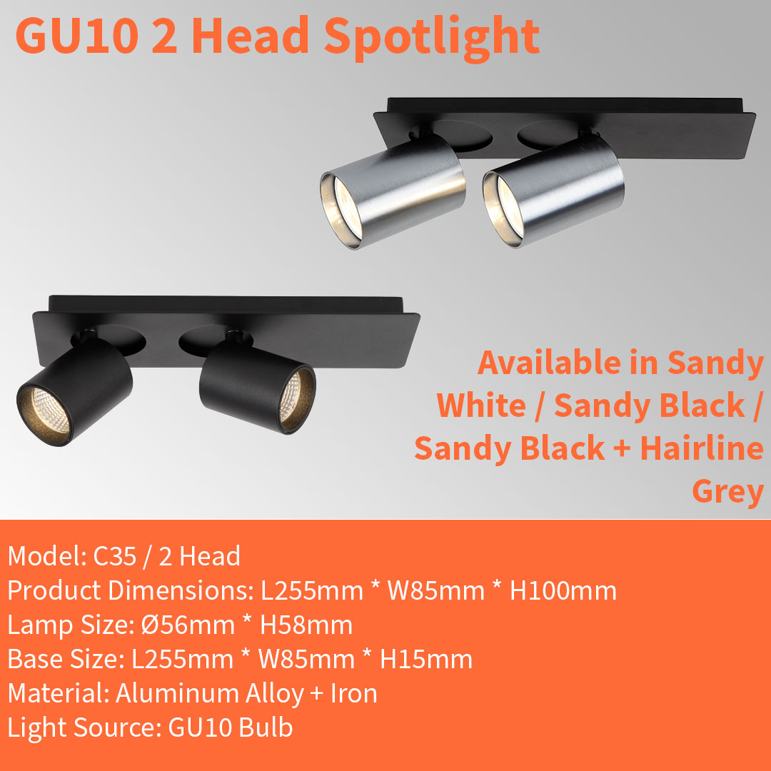 Surface-Mounted GU10 Casing (C35)