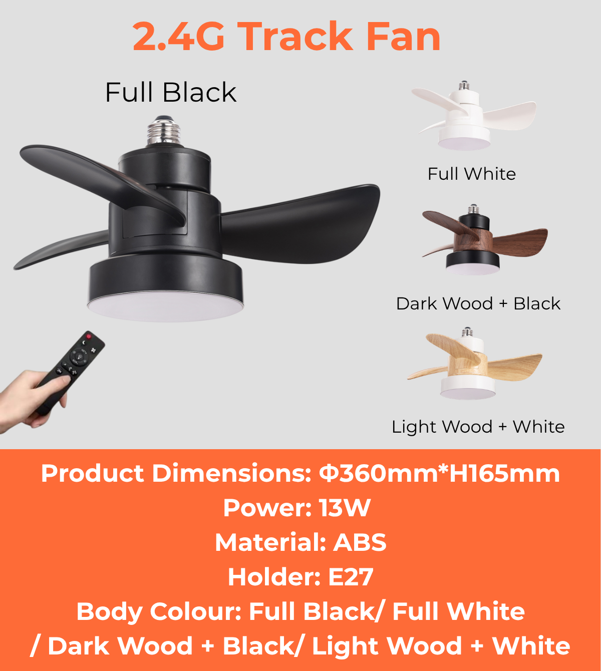 2.4G track series with remote control