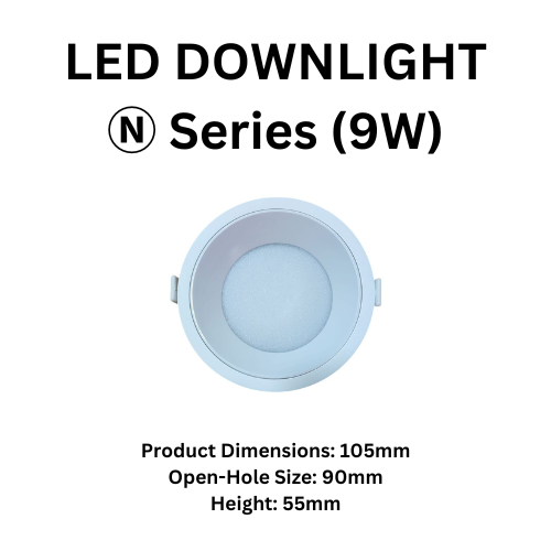 LED Downlight N Series - 9W CCT (N-9W-CCT)