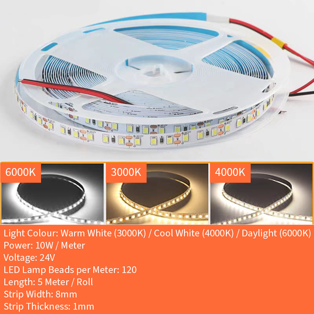 24V 2835 1M / 120 LED Strip Light (2835 24V)