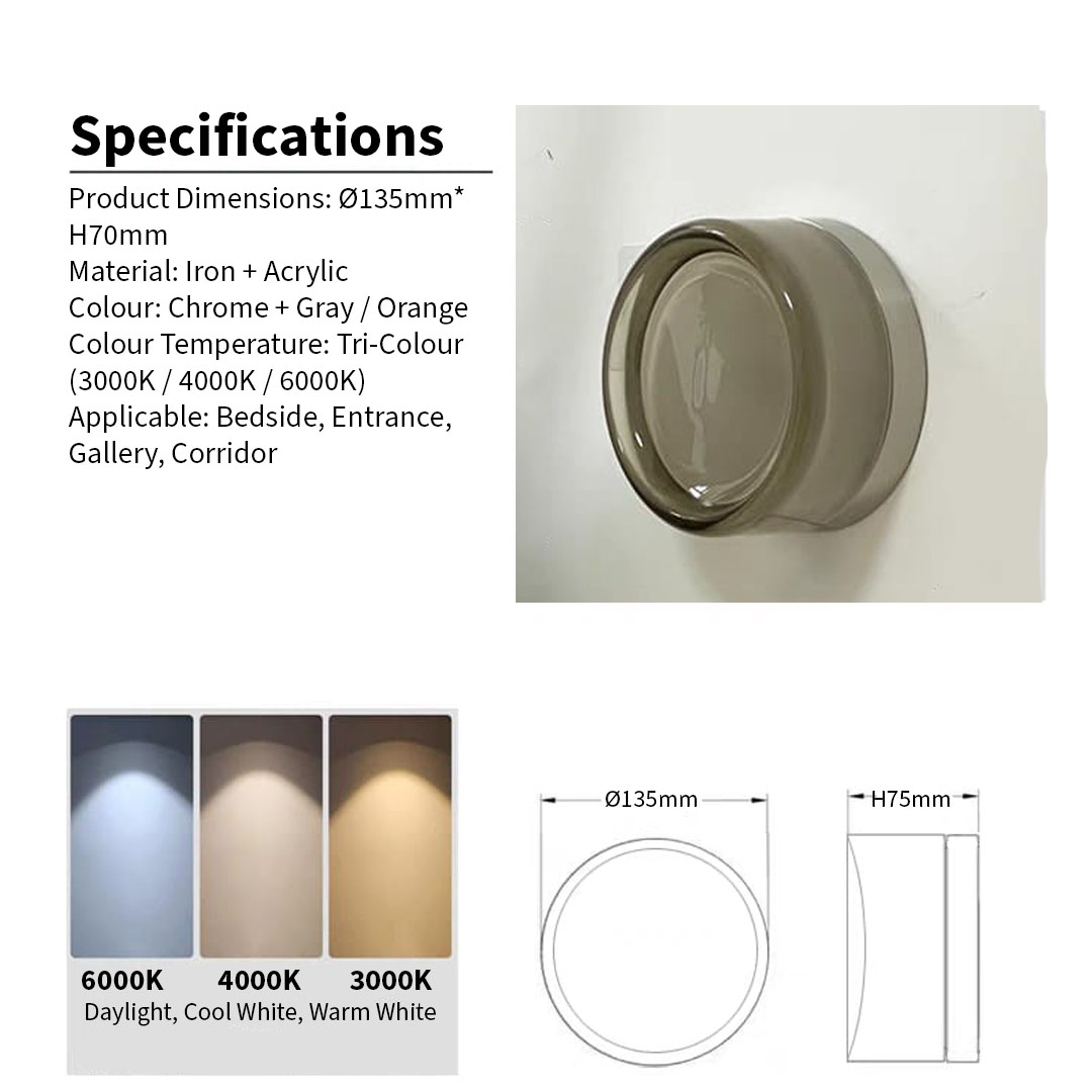Minimalist Wall Lamp (W6850-B)