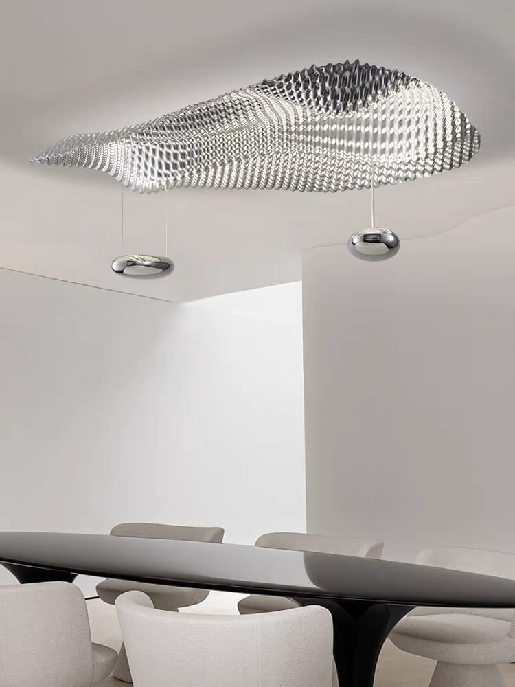 Ripple Wave Pendant Light (H/3835-SL/GD)
