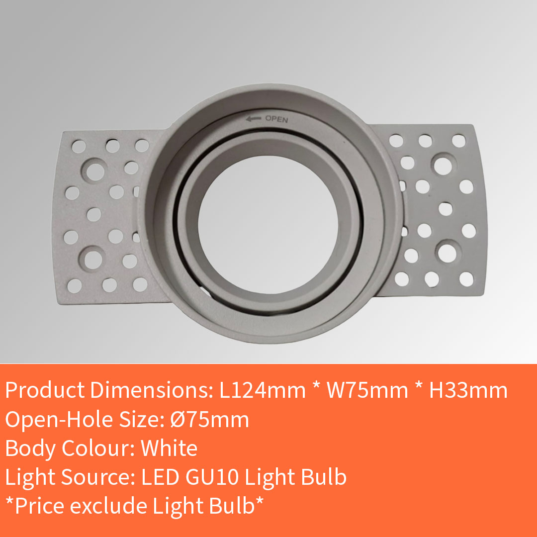 GU10 Casing (LX20-G2021-AD WH)