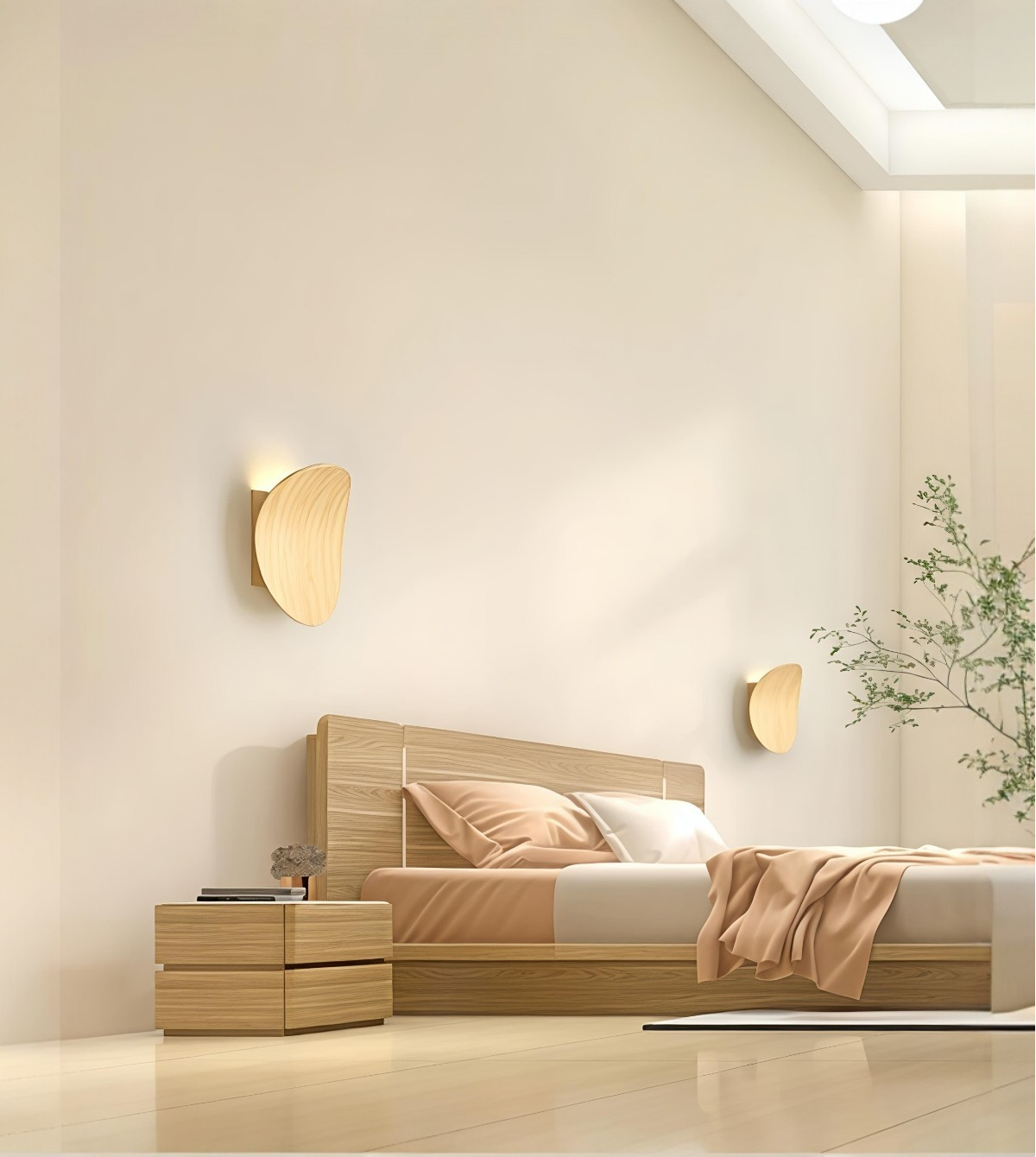 Curved Wood LED Wall Light YS180