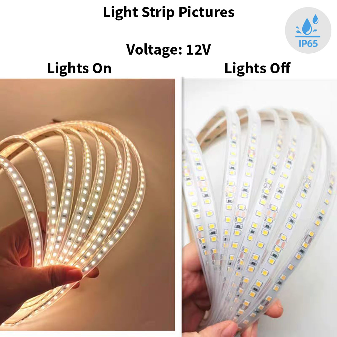 12V 2835 1M / 120 LED  Strip Light IP65 Weatherproof (2835 12V IP65)