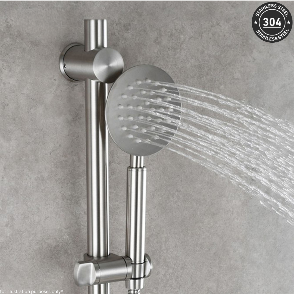 Stainless Steel Adjustable Shower Rod