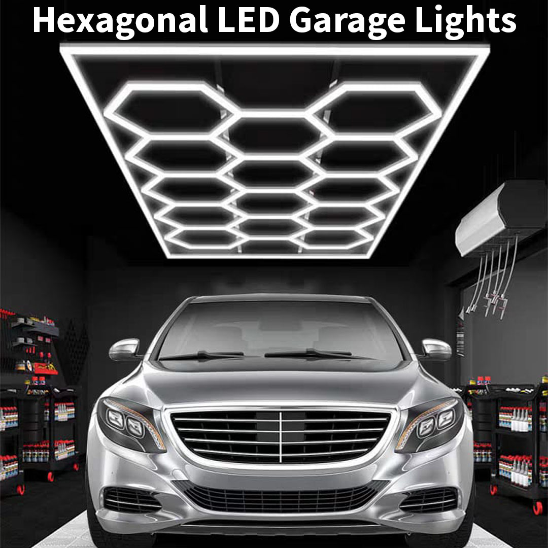 Hexagonal LED Garage Lights