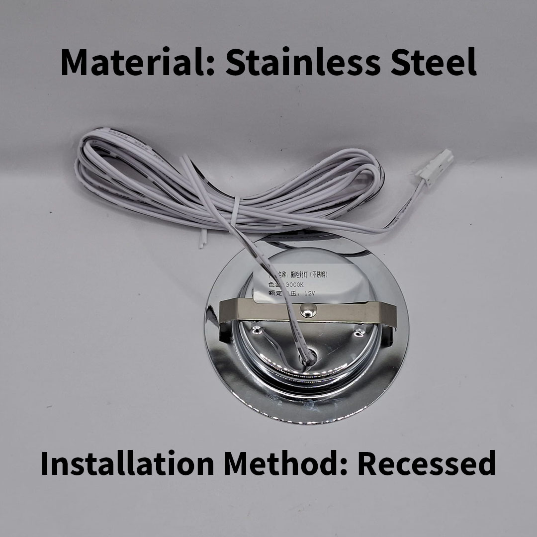 Recessed Cabinet Light (6009-SLV)