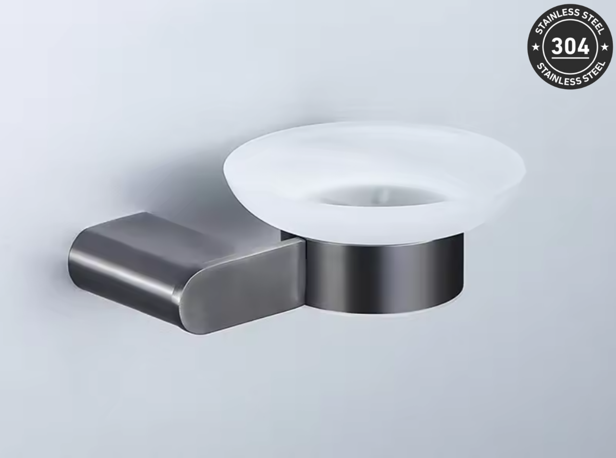 Stainless Steel Soap Dish (TS-5907 TT/BK/CH/GD)