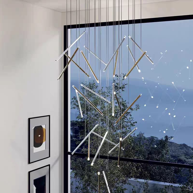 Intersecting Lines Chandelier (YQ14-18Head)