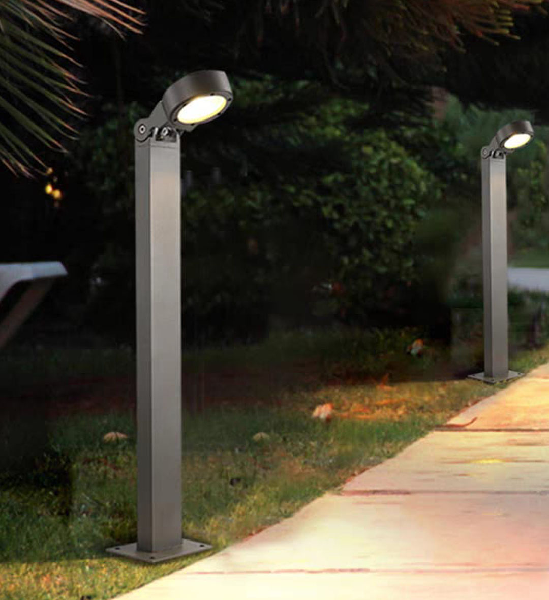 Single Head Outdoor Bollard