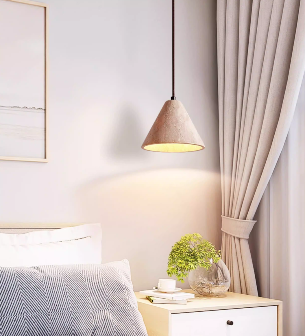 Stone Cone Pendant Lamp (4116)