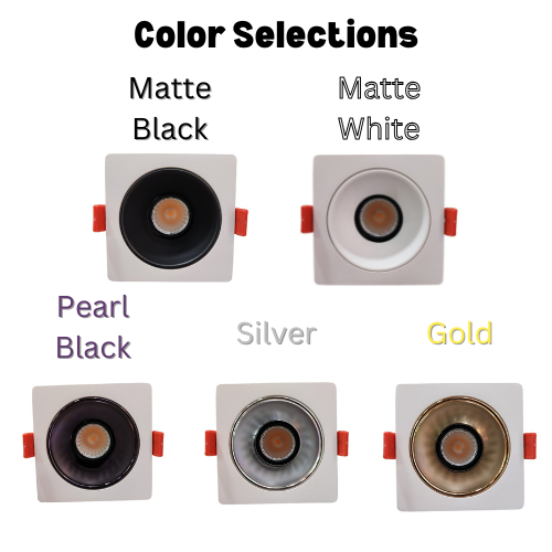 COB 12W Bulb Square Casing (12W-SQ-WH)
