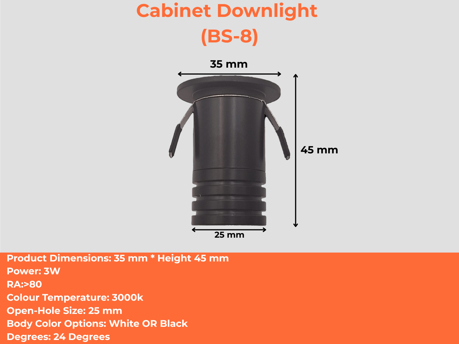Cabinet Downlight (BS-8)