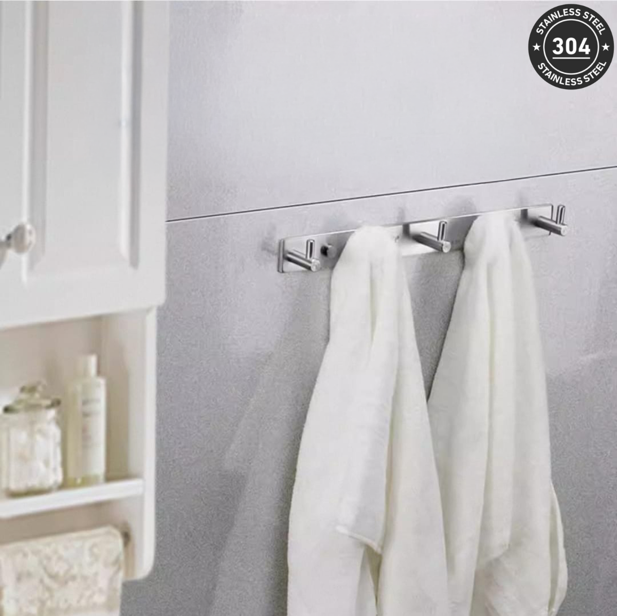 Stainless Steel Single Hook Rack 