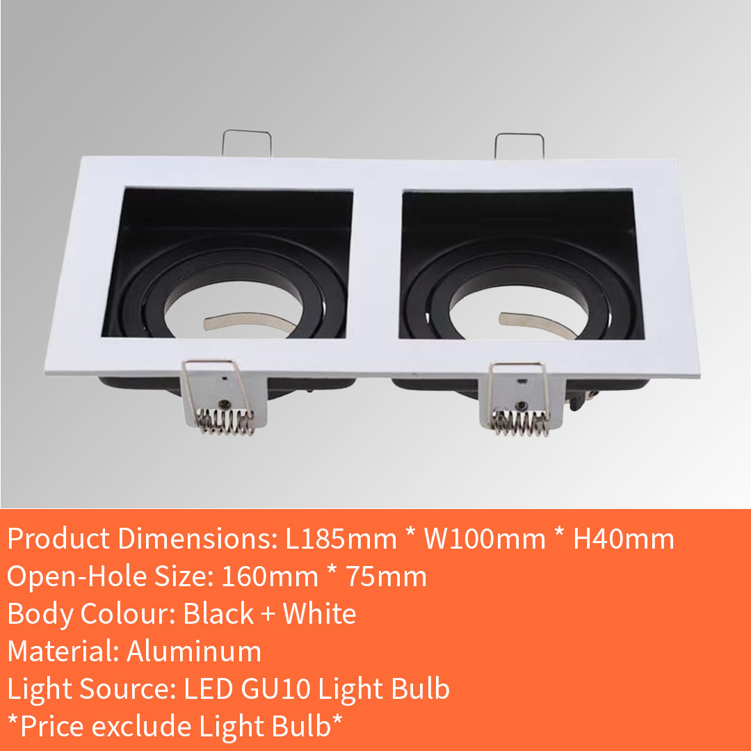 GU10 Casing (XD16-1/2/3 WH+BK)