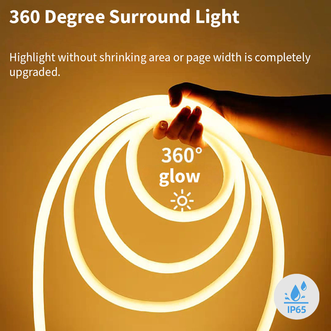 240V IP65 Weatherproof Outdoor Rope LED Strip Light