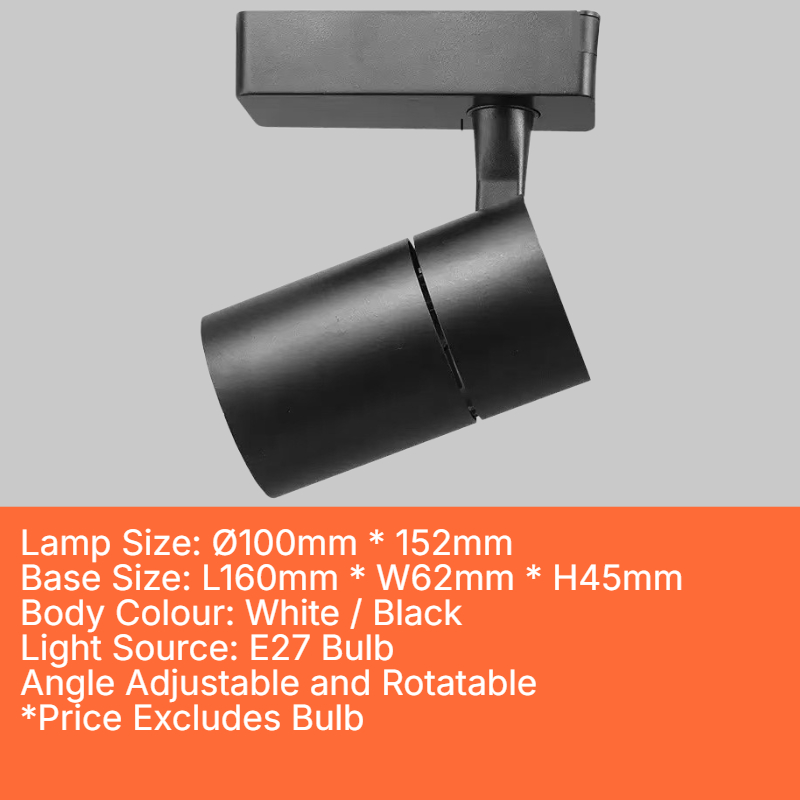 E27 Normal Track Holder (T-E27-C)