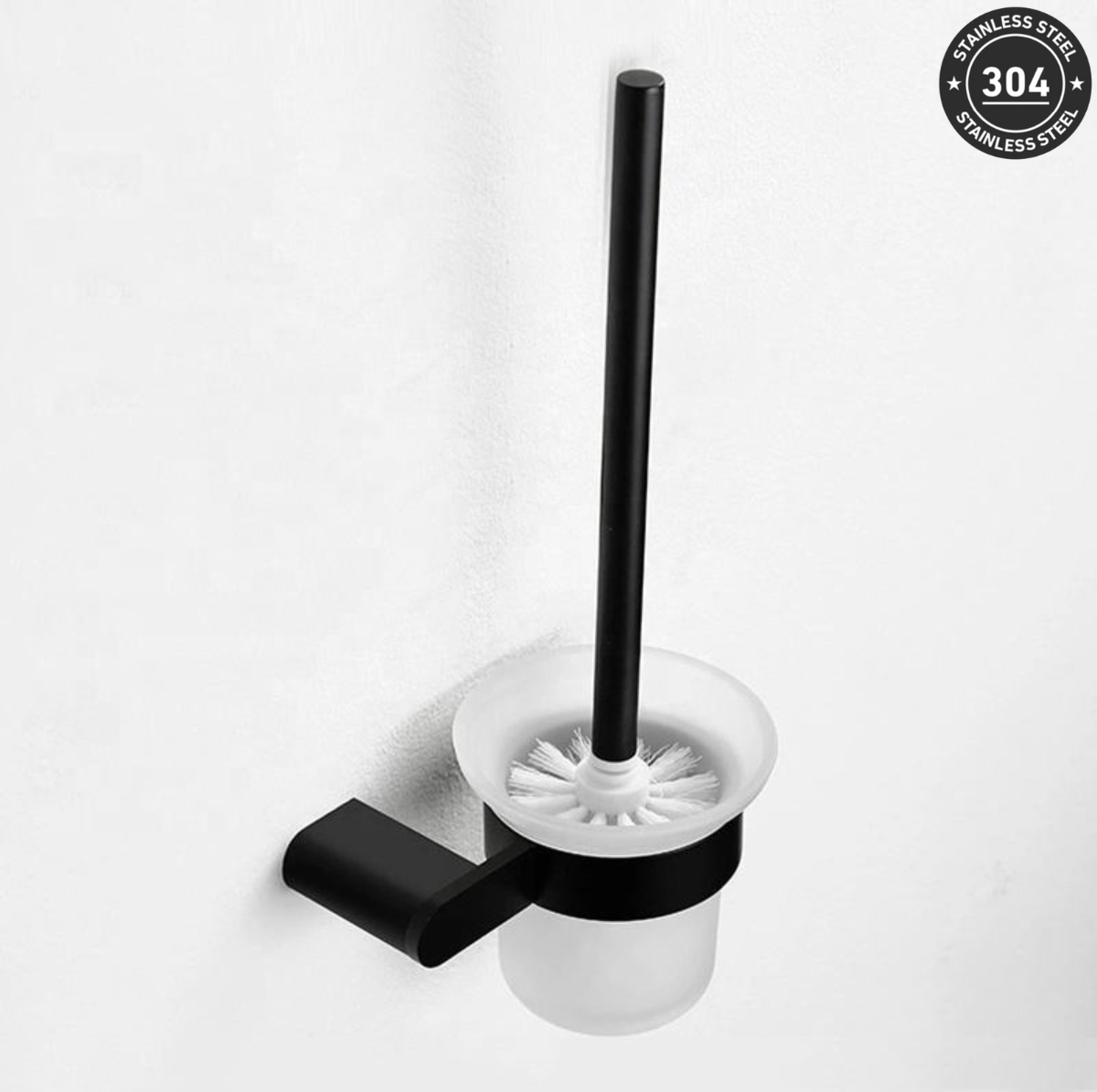 Stainless Steel Toilet Brush Holder (TS-5905 TT/BK/CH/GD)
