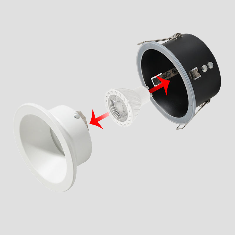 IP65 Weatherproof Gu10 Casing Model (RD598-A16-WH)