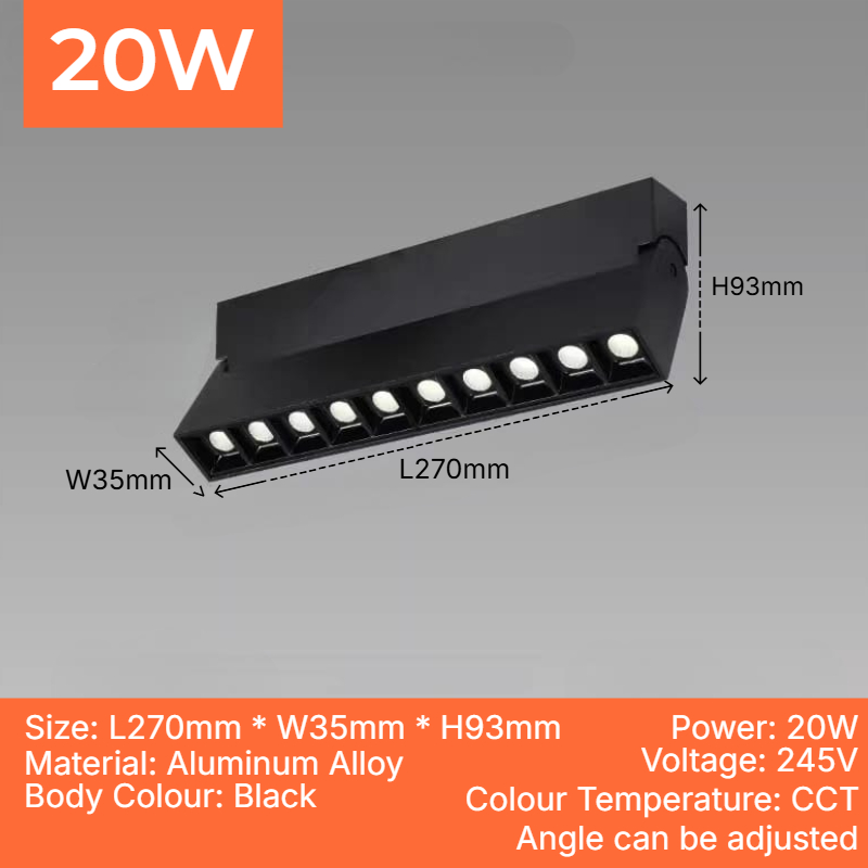 Normal Track CCT Folding Spotlight