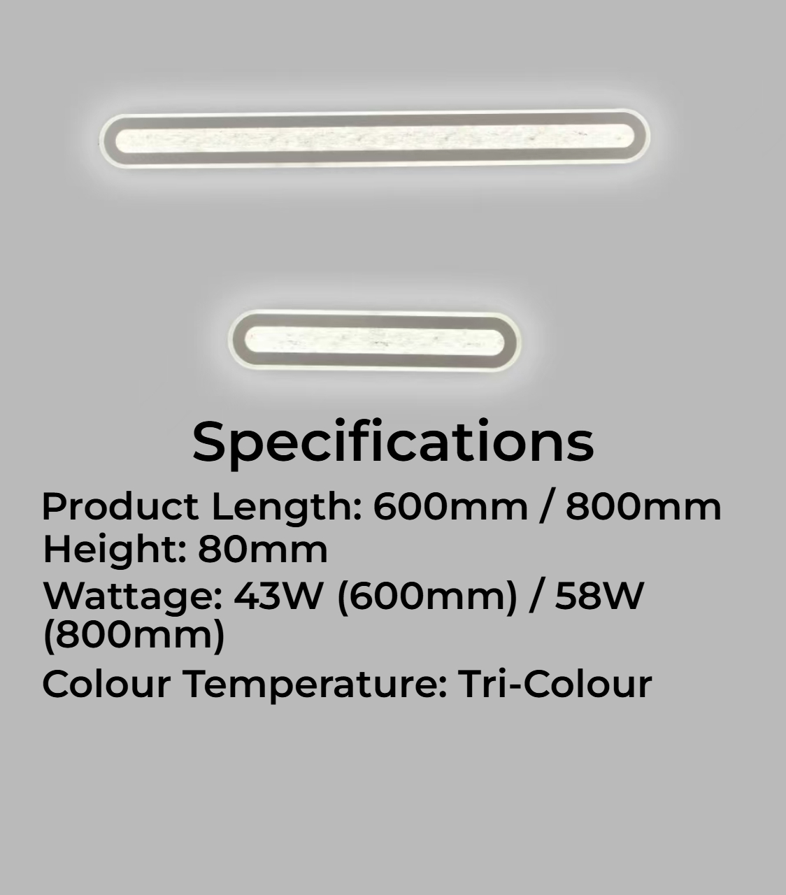 Long Linear Light (5032-600mm/800mm)