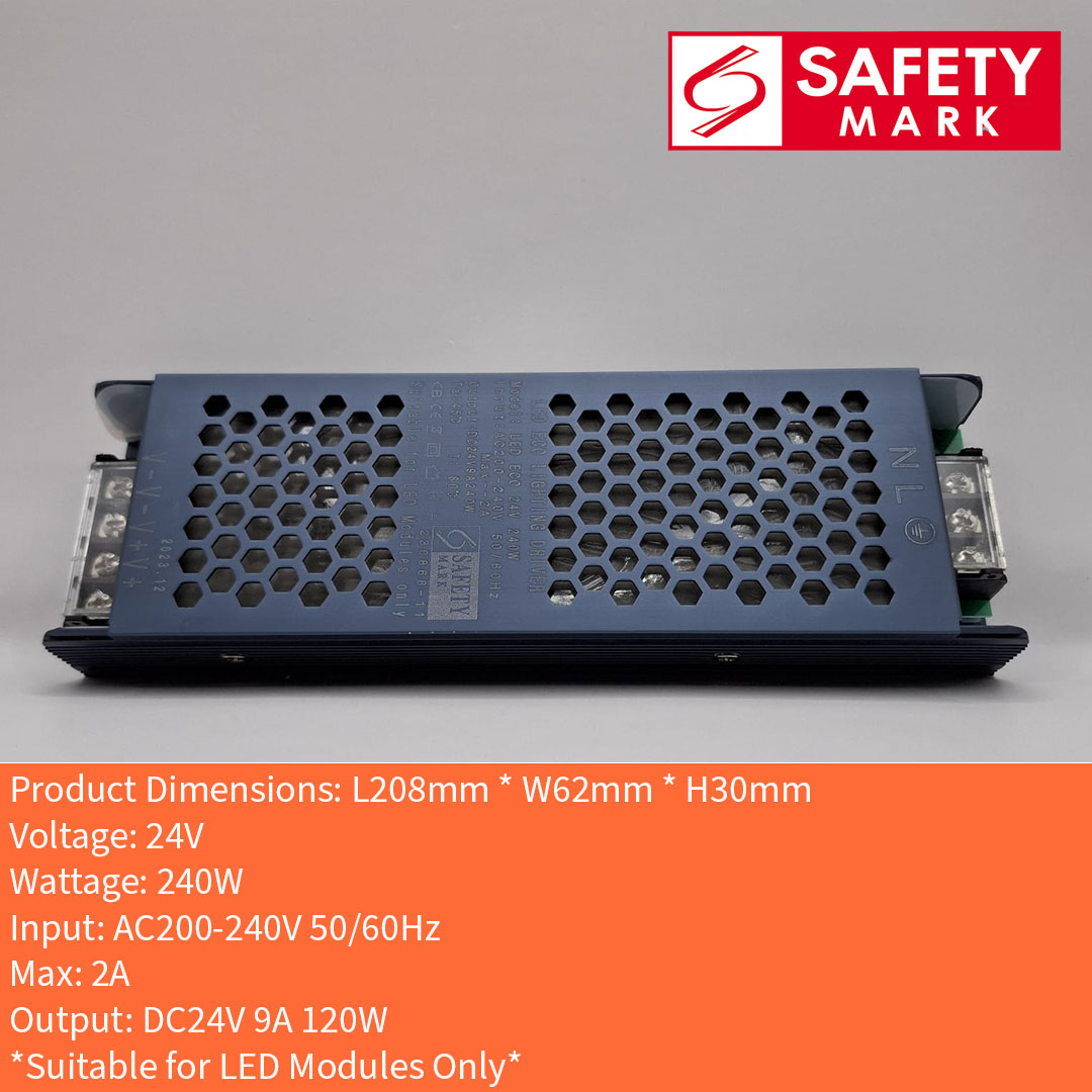 Safety Mark LED Strip Driver 24V