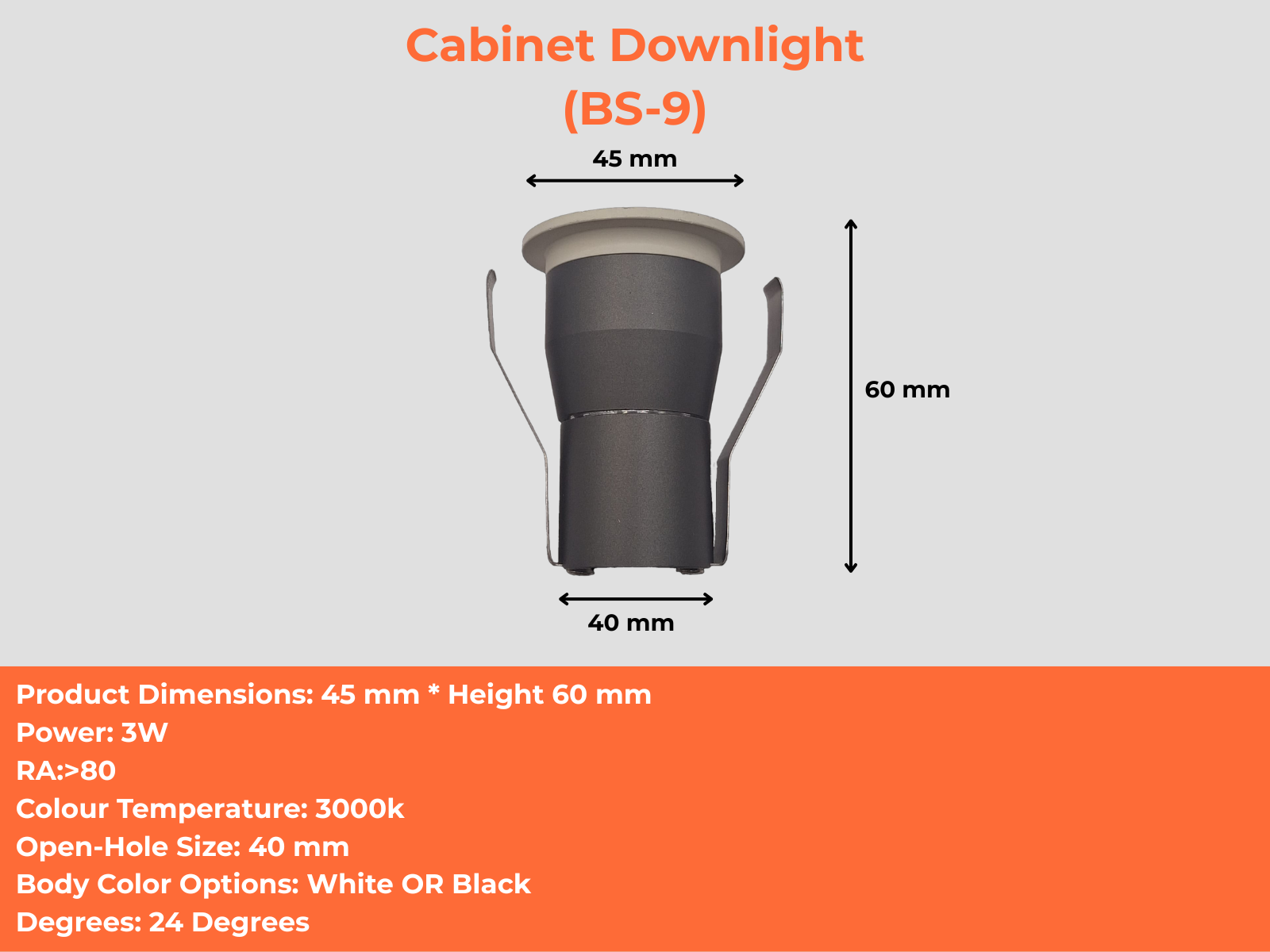 Cabinet Downlight (BS-9)