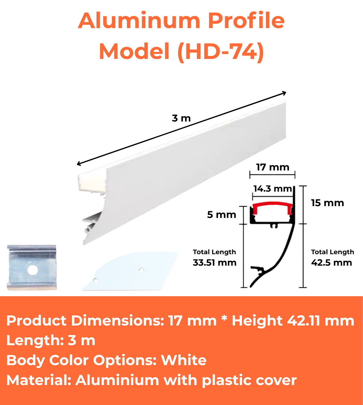 Aluminum Profile Model (HD-74)
