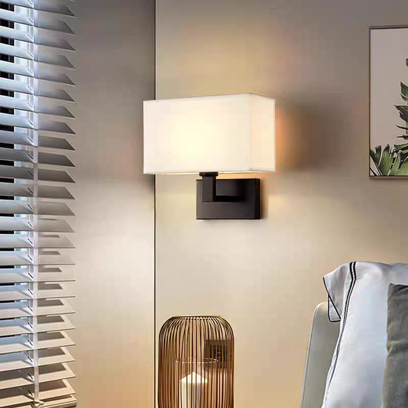 Rectangle Shade Wall Light (W/200-WH-Y)