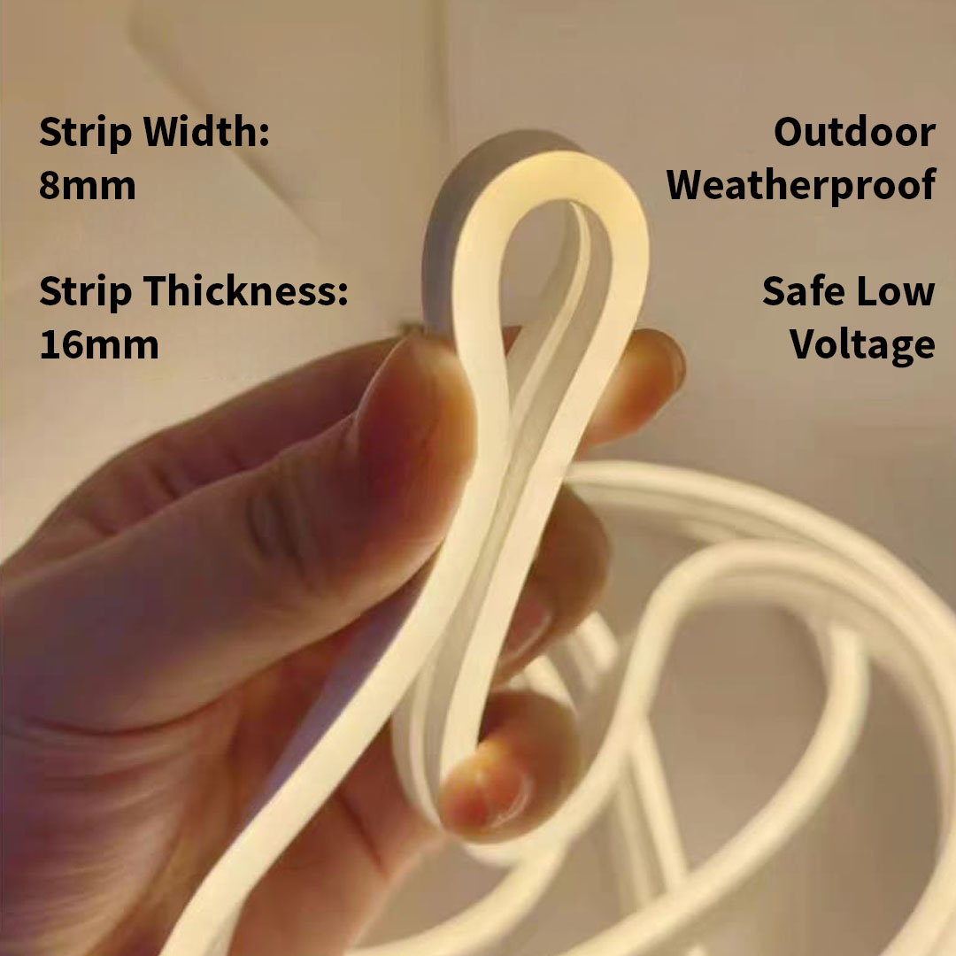 8x16MM Weatherproof LED Strip Light