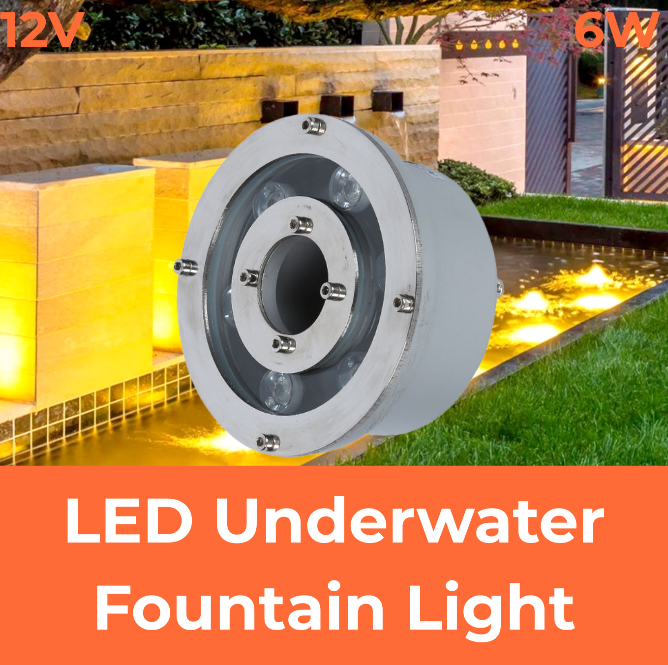LED Underwater Fountain Light