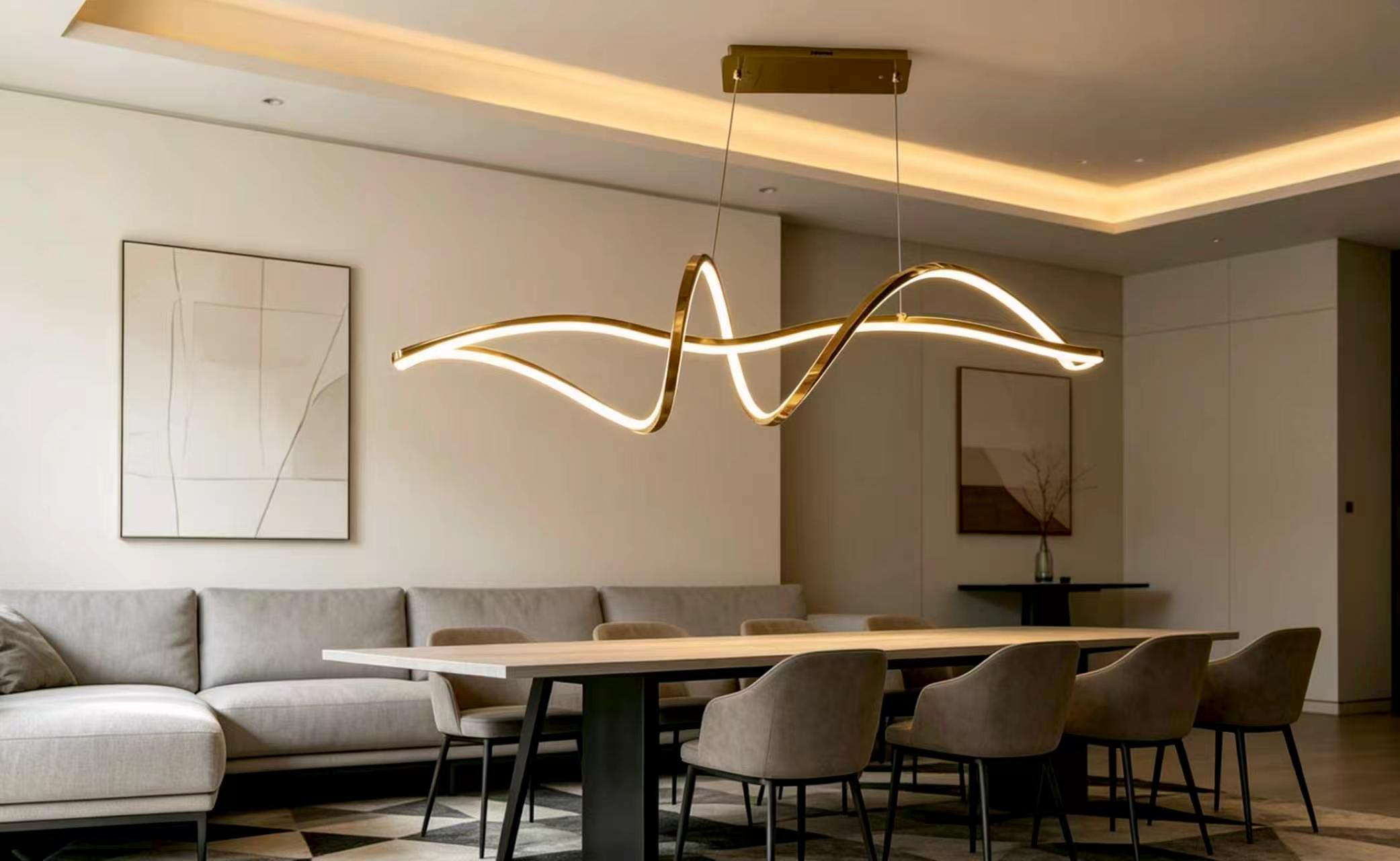 Simple Modern LED Chandlier