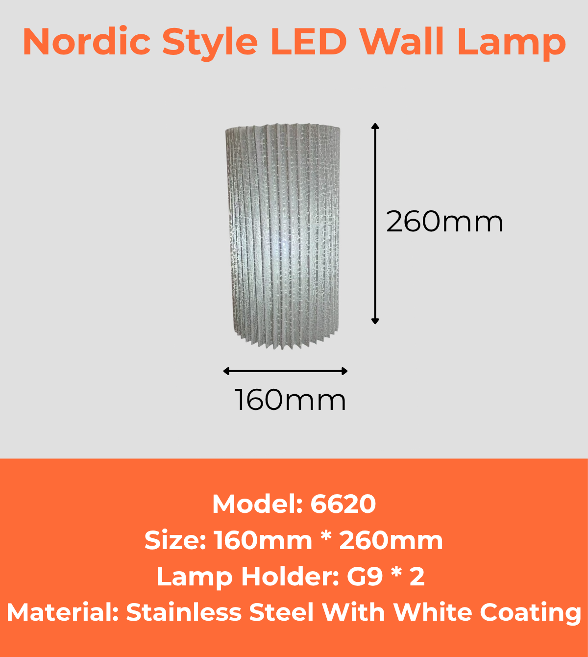 Nordic Style LED Wall Lamp