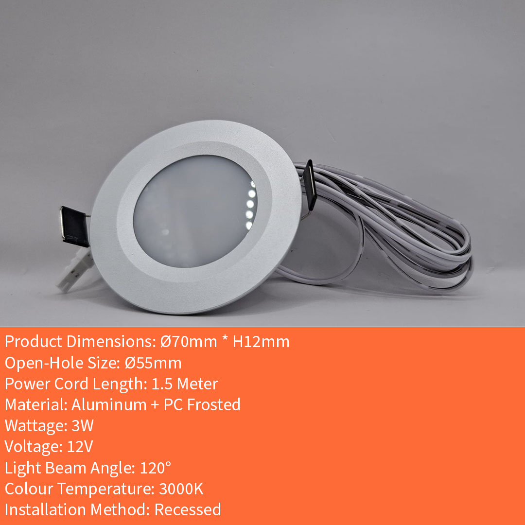 Recessed Cabinet Light (7012)