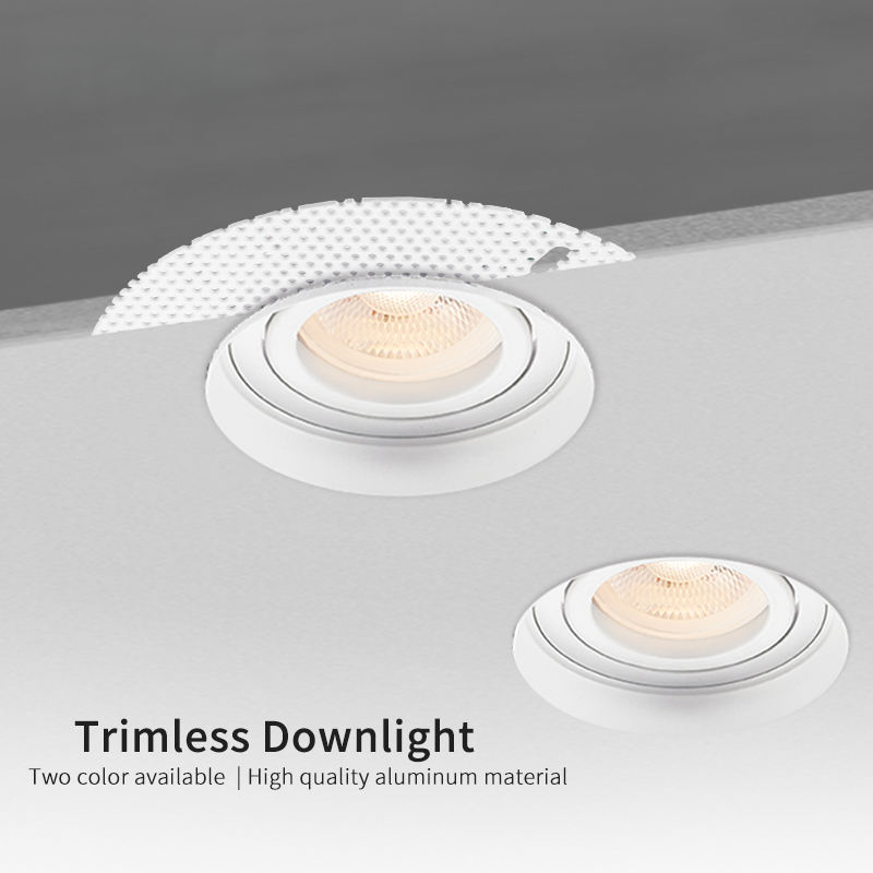 Trimless / Frameless Round Single head Recessed Gu10 casing (WX-1)