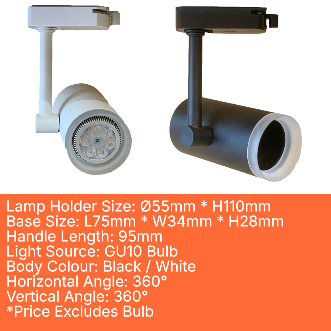 M015 GU10 Holder Normal Track