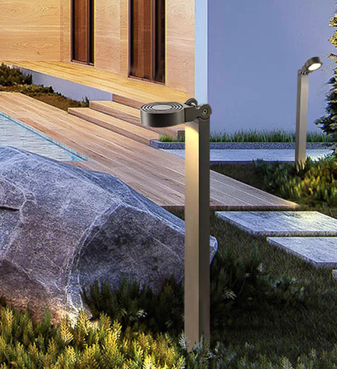 Single Head Outdoor Bollard
