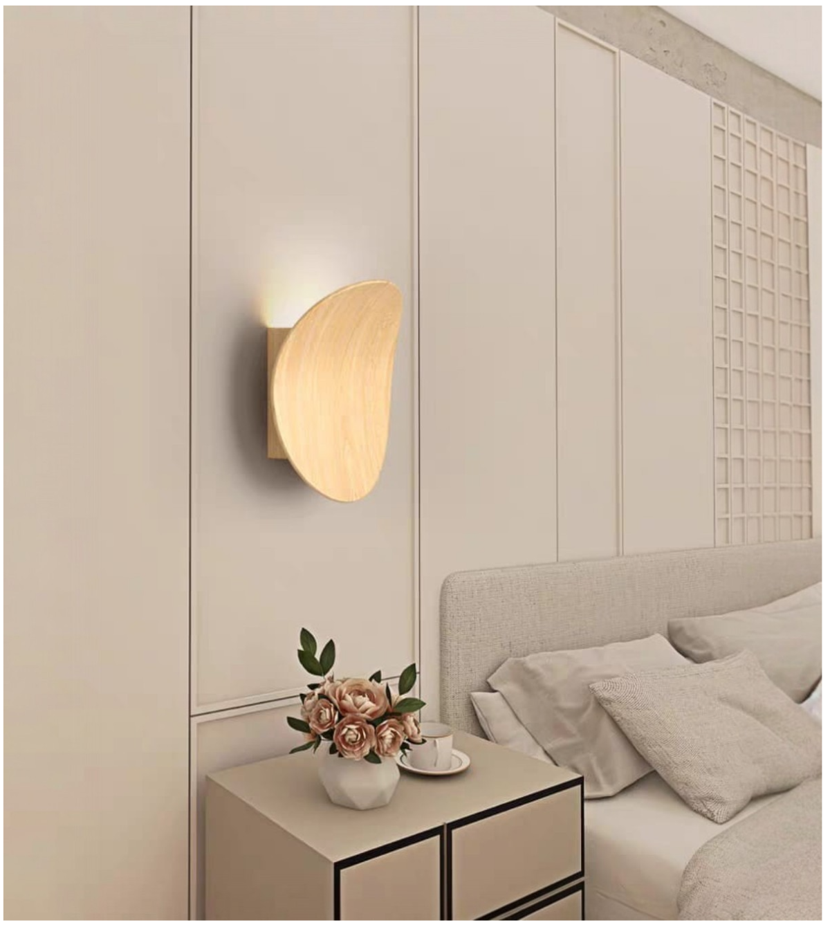 Curved Wood LED Wall Light YS180