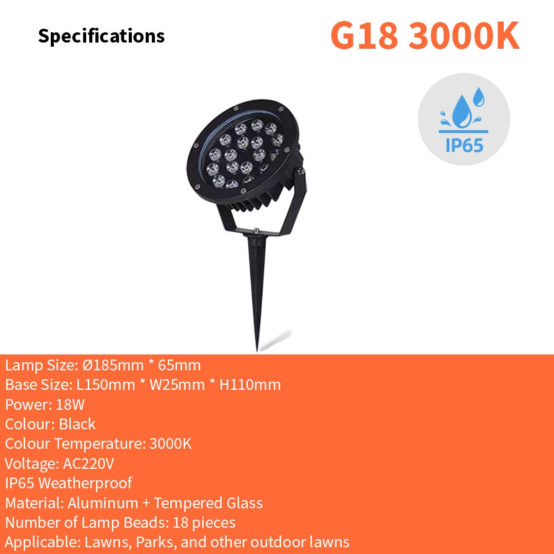 Garden Light (G3/G6/G9/G12/G18 3000K)
