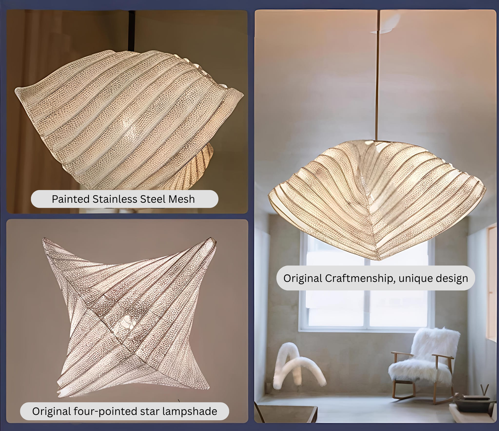 Nordic Shell Shaped Chandelier