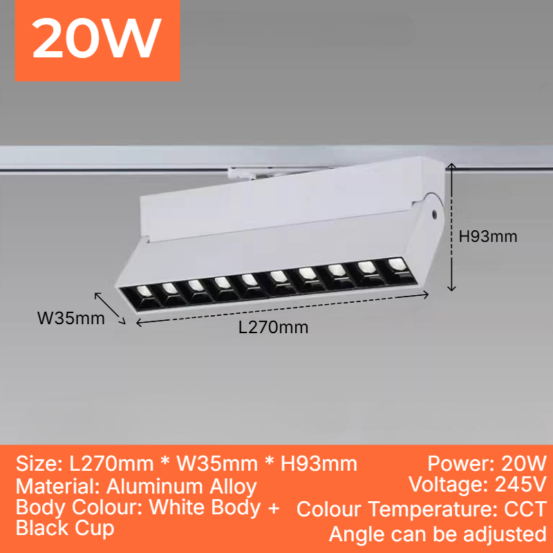 Normal Track CCT Folding Spotlight