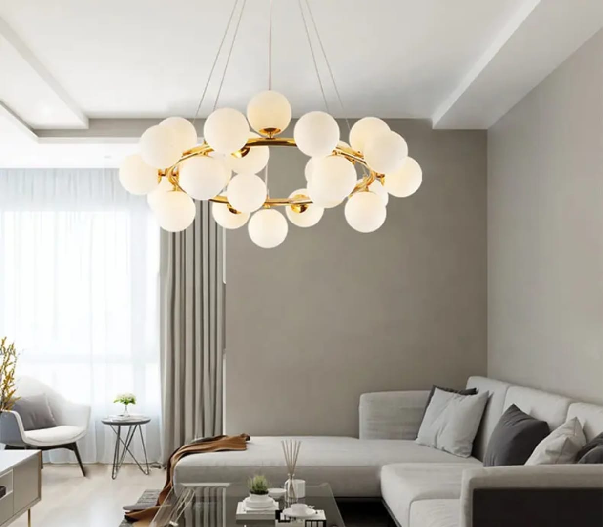Modern Gold Luxury Chandelier