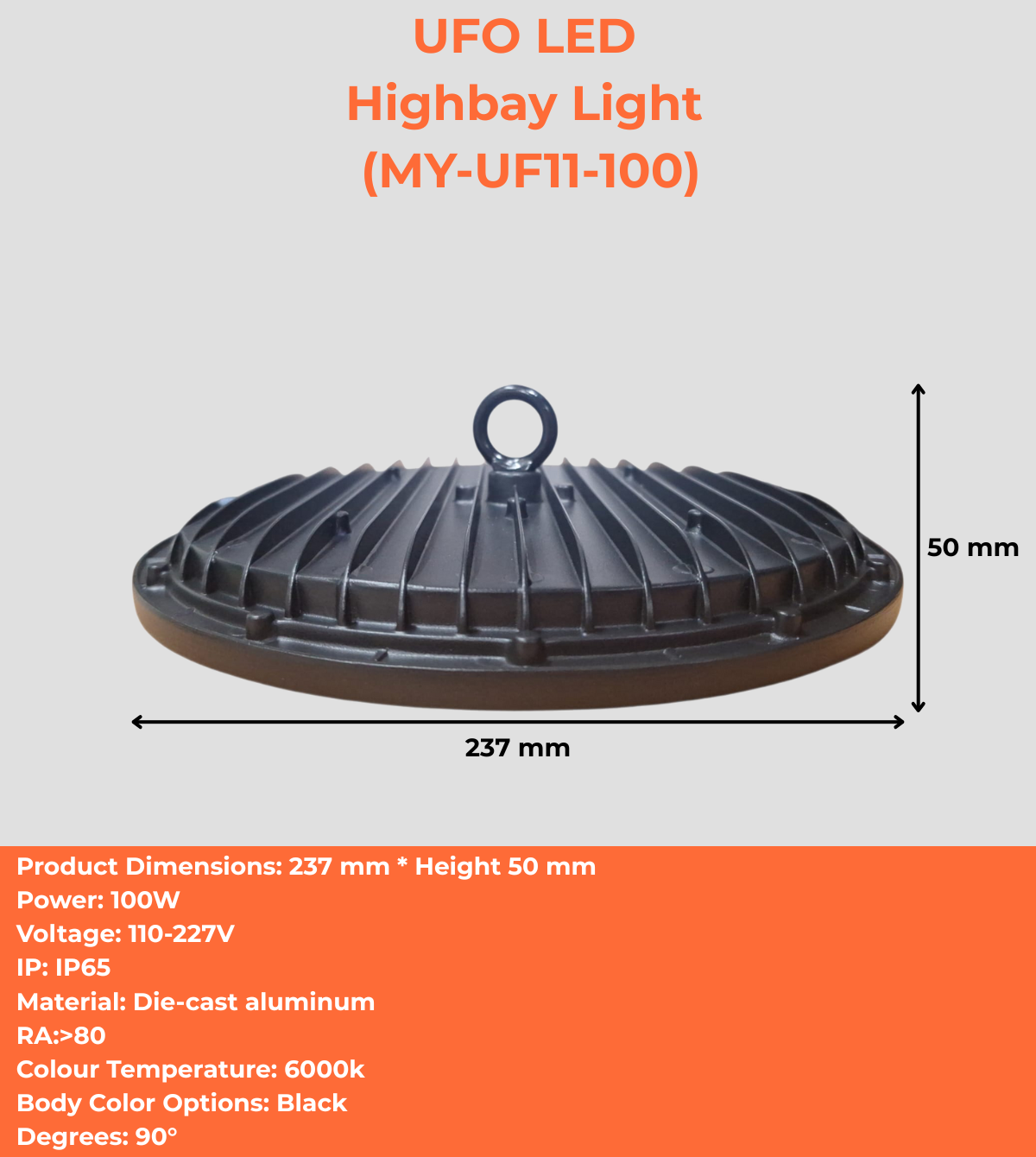 UFO LED Highbay Light (MY-UF11-100)