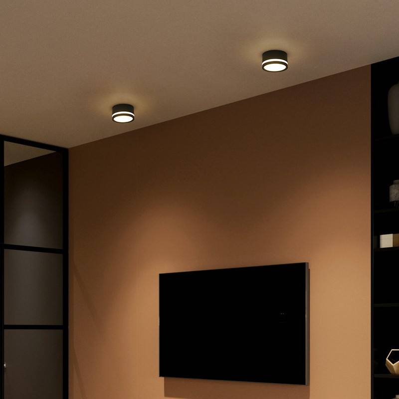 LED Ceiling Light (12W/18W-CCT WH/BK)