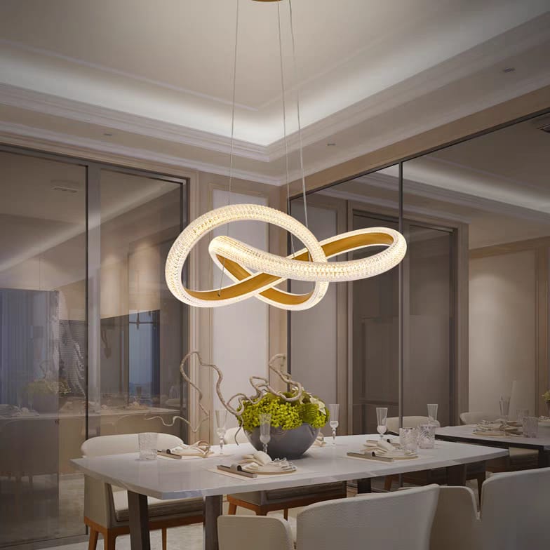 Double Loop Pendant Light (H/C-331-GD)